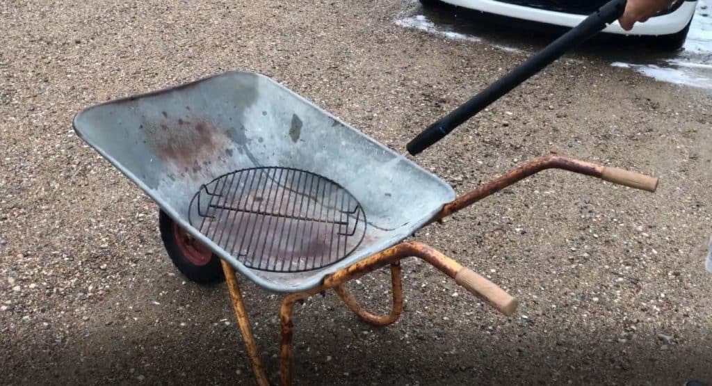 grill med højtryksrenser