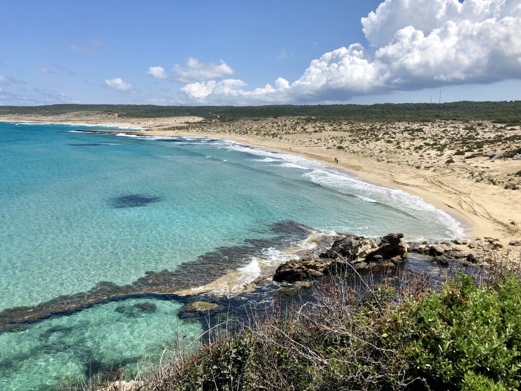 Lækker strand på Cypern