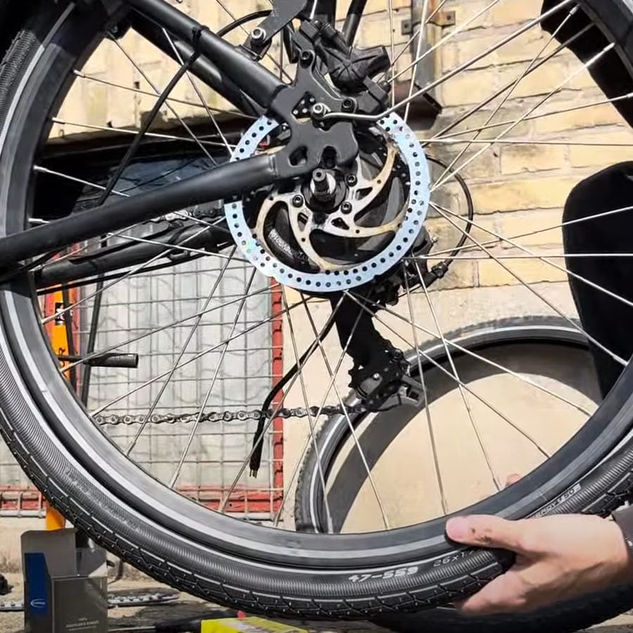 løsnet baghjul løsnet baghjul